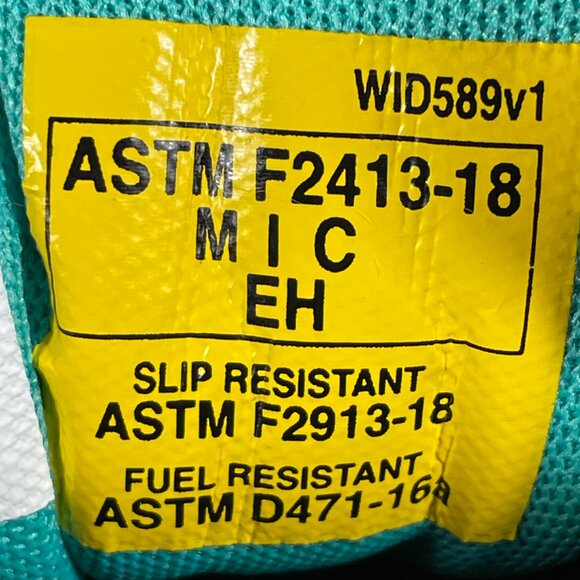 New Balance 589v1 Womens Size 8.5 Shoes Gray Black Composite Toe Work Sneaker - Picture 14 of 15